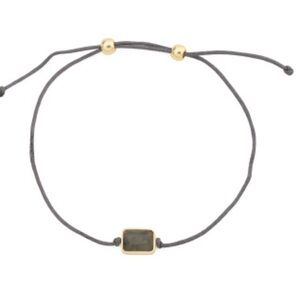 Gorjana New Power‎ Gemstone Geo Bracelet Labradorite and Gold for Balance